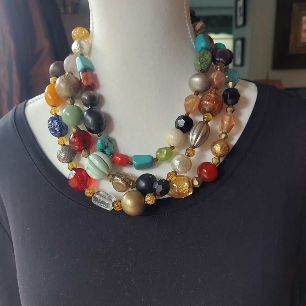 Multicolor Beaded Necklace